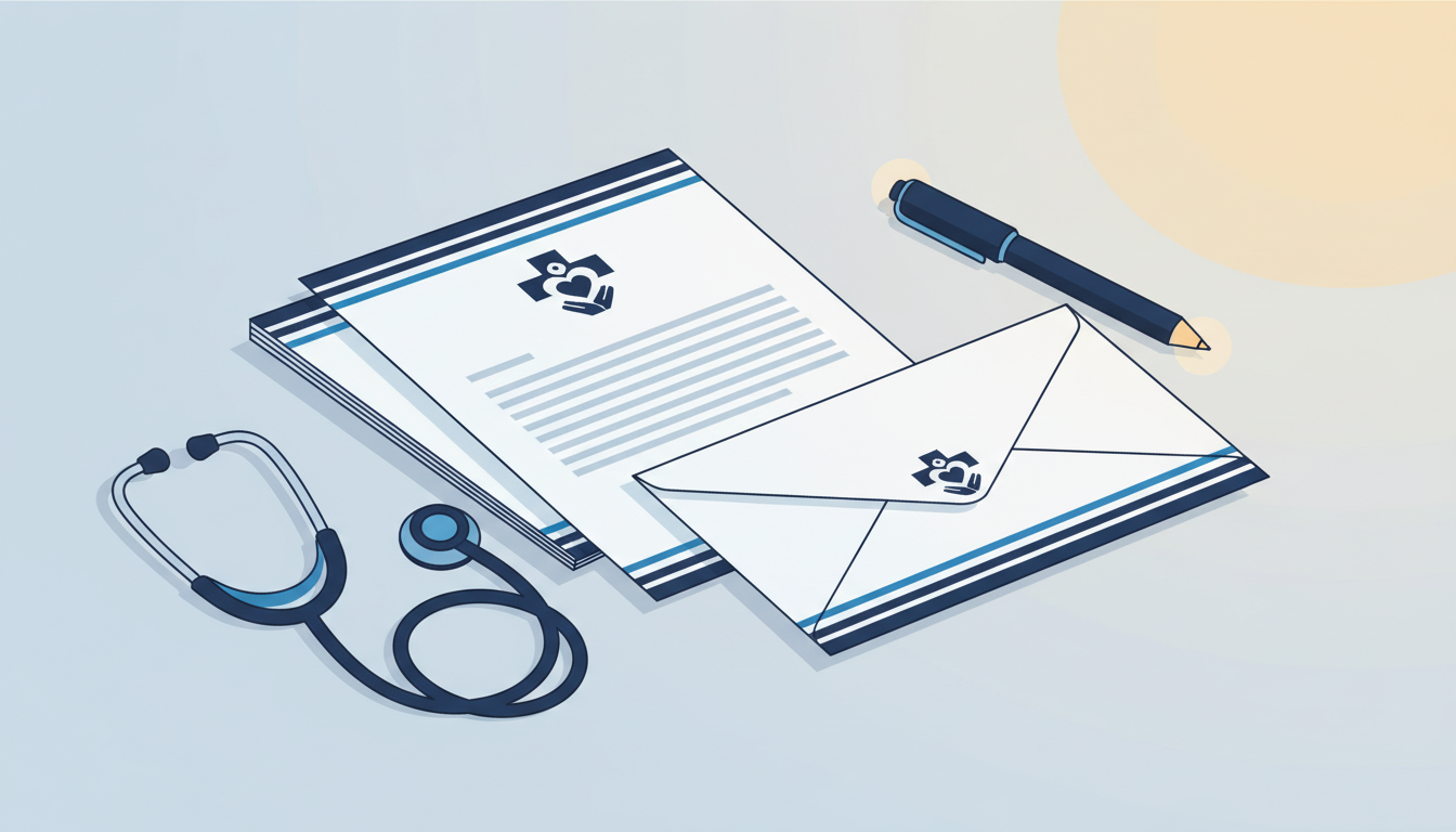 Krankenhaus Briefpapier & Medizinische Korrespondenz: Professionell drucken